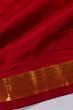 Kanchipuram Silk Plain Maroon Dhoti With Kanduva