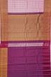 Kanchipuram Silk Checks Baby Pink Saree