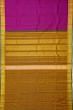 Kanchipuram Silk Checks Purple Saree