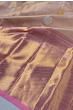 Kanchipuram Silk Tissue Butta Pink Saree