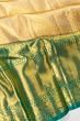 Kanchipuram Silk Tissue Brocade Gold Saree