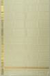 Kanchipuram Silk Vertical Lines Off White Dhoti With Kanduva