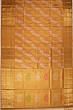 Kanchipuram Silk Tissue Jaal Gold Saree