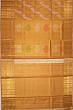 Kanchipuram Silk Tissue Jaal Gold Saree