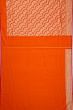 Banarasi Silk Brocade Orange Saree