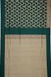 Banarasi Silk Kadwa Jaal Dark Green Saree