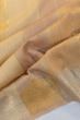 Banarasi Tussar Rangkat Style Beige Saree