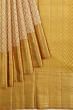 Kanchipuram Silk TIssue Criss Cross Checks And Butta Gold Saree