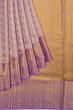 Kanchipuram Silk Tissue Brocade Violet Saree