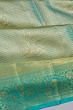 Kanchipuram Silk Tissue Brocade And Butta Sea Green Saree