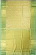 Kanchipuram Silk Tissue Brocade Green Saree