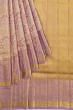 Kanchipuram Silk Tissue Brocade Lavender Saree