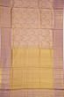 Kanchipuram Silk Tissue Brocade Lavender Saree