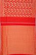 Banarasi Silk Jaal And Meenakari Red Saree