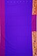 Paithani Silk Butta Violet Saree With Akruthi Border