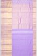 Kanchipuram Silk Jaal Lavender Saree