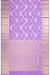 Kanchipuram Silk Jaal Lavender Saree