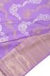 Kanchipuram Silk Jaal Lavender Saree