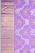 Kanchipuram Silk Jaal Lavender Saree