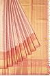 Kanchipuram Silk Tissue Brocade Pink Saree