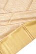 Kanchipuram Silk Tissue Brocade Gold Saree