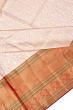 Kanchipuram Silk Tissue Brocade Baby Pink Saree