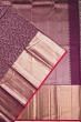 Kanchipuram Silk Brocade Purple Saree