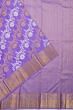 Kanchipuram Silk Leheriya Jaal Violet Saree