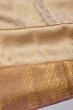 Kanchipuram Silk Tissue Brocade Gold Saree