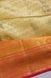 Kanchipuram Silk Tissue Brocade Gold Saree