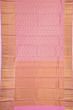 Kanchipuram Silk Brocade Baby Pink Saree