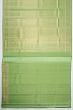 Kanchipuram Silk Brocade Pista Green Saree