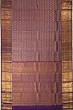 Kanchipuram Silk Brocade Violet Saree