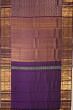 Kanchipuram Silk Brocade Violet Saree