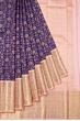 Kanchipuram Silk Brocade Blue Saree