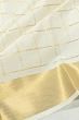 Kanchipuram Silk Checks White Dhoti With Kanduva