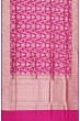 Banarasi Silk Jaal And Butta Rani Pink Saree