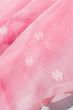 Dhakai Kora Organza Jamdani Butta Baby Pink Saree