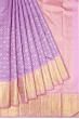 Kanchipuram Silk Brocade Lavender Saree