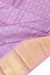 Kanchipuram Silk Brocade Lavender Saree