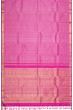 Kanchipuram Silk Checks And Butta Magenta Pink Saree