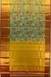 Taranga Kanchi Silk Tissue Brocade Blue Saree