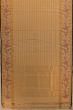 Kanchipuram Linen Silk Stripes Cream Saree With Embroidery Border