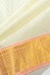 Kanchipuram Silk Jacquard White Dhoti With Kanduva