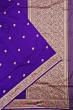 Banarasi Silk Butta Violet Saree