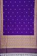 Banarasi Silk Butta Violet Saree