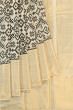 Kanchipuram Silk Ikat Off White Saree