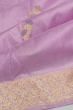 Banarasi Silk Butta Lavender Saree