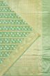 Banarasi Silk Kadwa Jaal Sea Green Saree