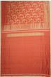 Banarasi Silk Kadwa Jaal Brick Red Saree